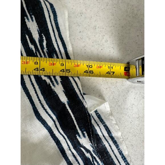 Lauren Ralph Lauren Black Label Sz 8 Handkerchief Maxi Dress 100% Linen Lined B1 - Picture 8 of 8